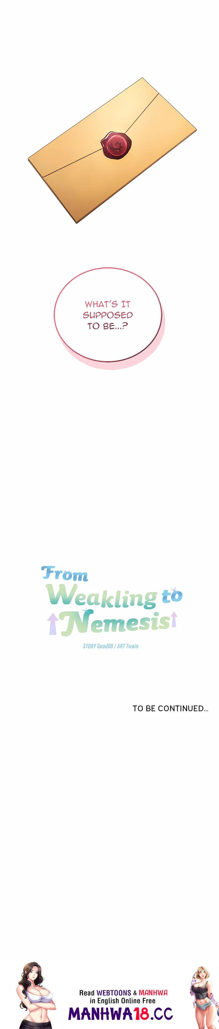 From Weakling to Nemesis