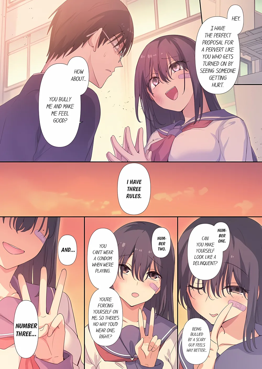 Love & Bullying꞉ A Closet Pervert Embraces Her Masochistic Side (Uncensored)