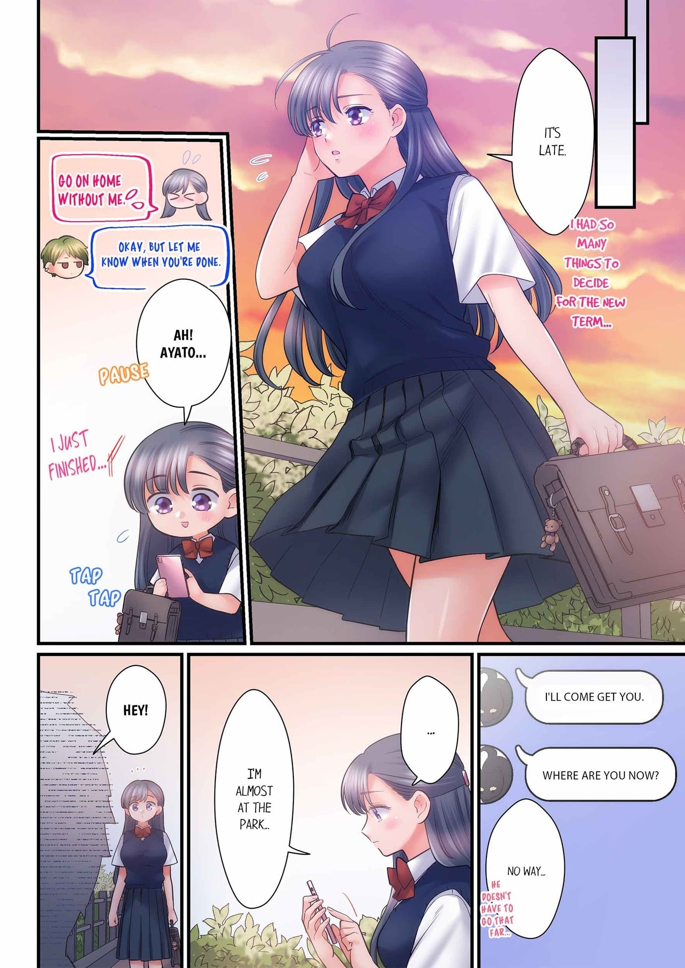 NTR Underneath Her Skirt (Uncensored)
