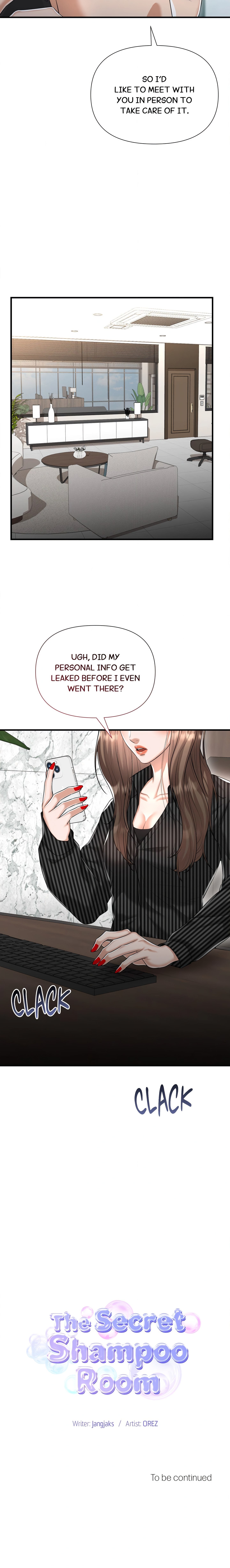 The Secret Shampoo Room Chapter 19 Page 22