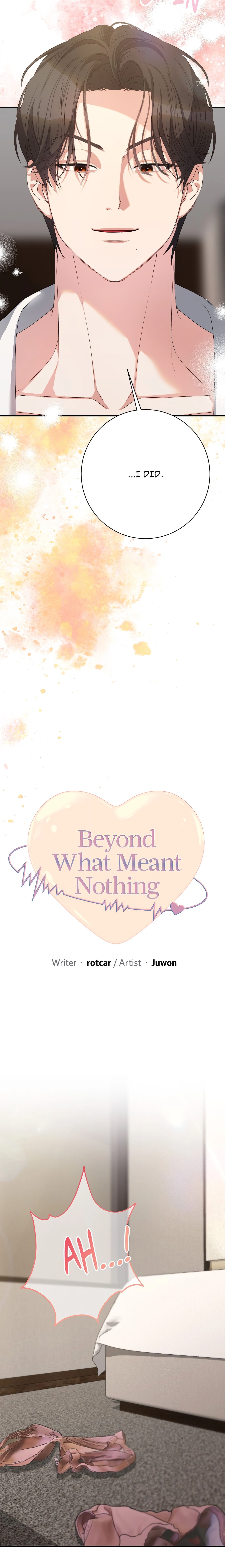 Beyond What Meant Nothing