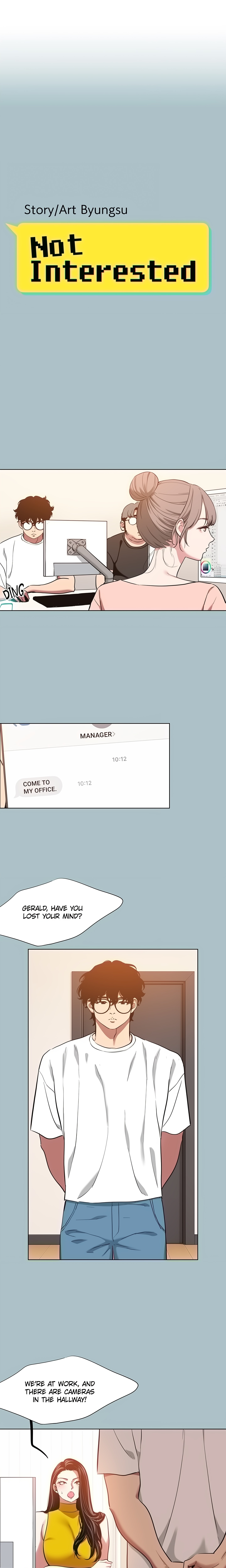 Not Interested Chapter 58 Page 1