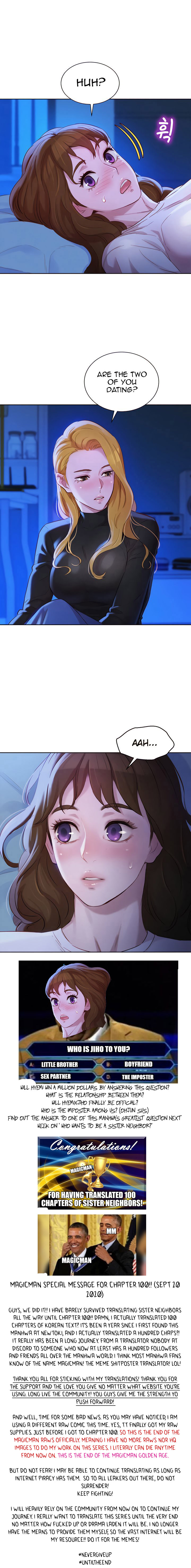 Sister neighbors Chapter 100 Page 19
